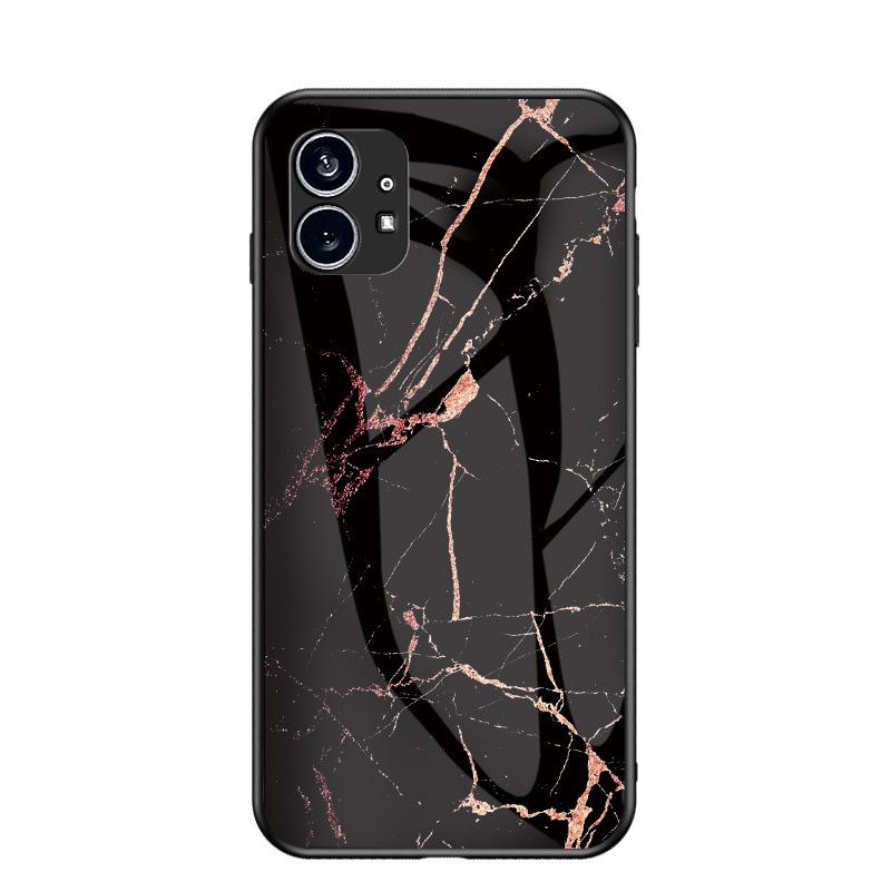Nothing Phone Marble Glass Case – Soft Edge Protective Cover