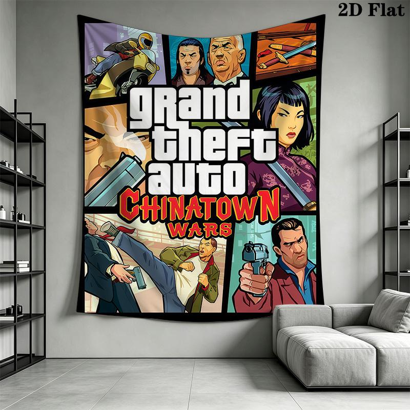 Grand Theft Auto V Urban Chaos Bedding 1 Duvet Cover 2 Pillowcase Without Core Soft And Comfortable Bedding Set Christmas Birthday Gift