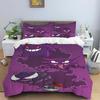 New 2026 Gengar-themed Duvet and Pillowcases – Suitable for Single, Double, King, and Queen Beds.