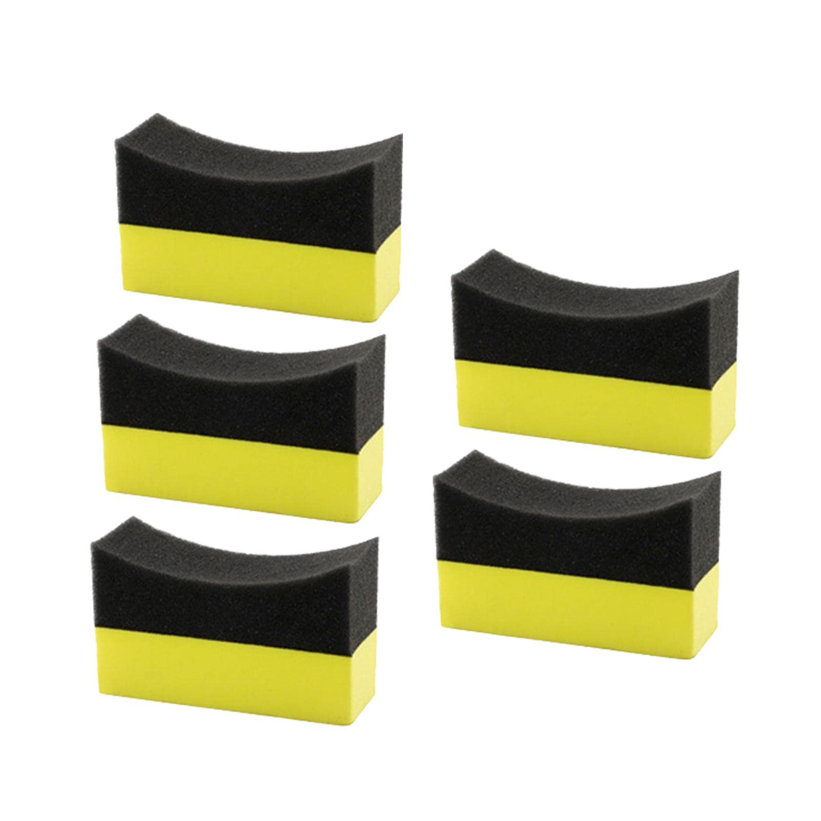

Car Wash Sponge Car Supplies Car Sponge Tire Wax Car Pad U Shape Set of 5