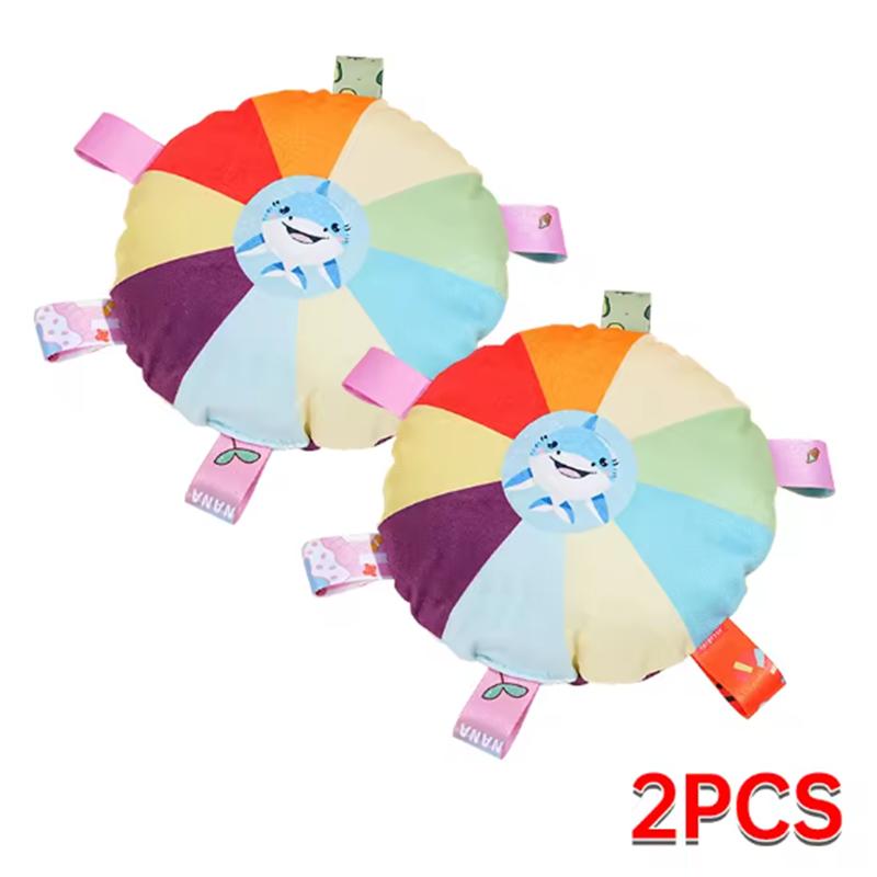 Hot Dog Plush Toy Bell Cartoon Toy Puppy Small Dog Teddy Teeth Grinding Toy Wear-resistant Bite-resistant Pet Toy