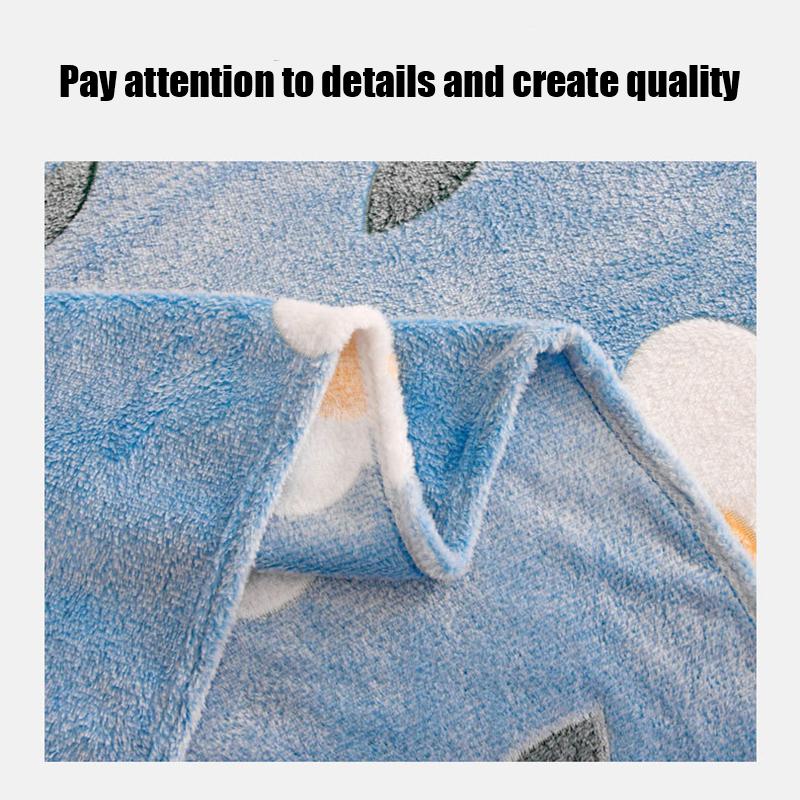 Autumn Winter Warm Blankets For Bed Sofa Soft Comfortable Fluffy Fleece Blanket Cartoon Fruit Animal Bedspreads For Kids