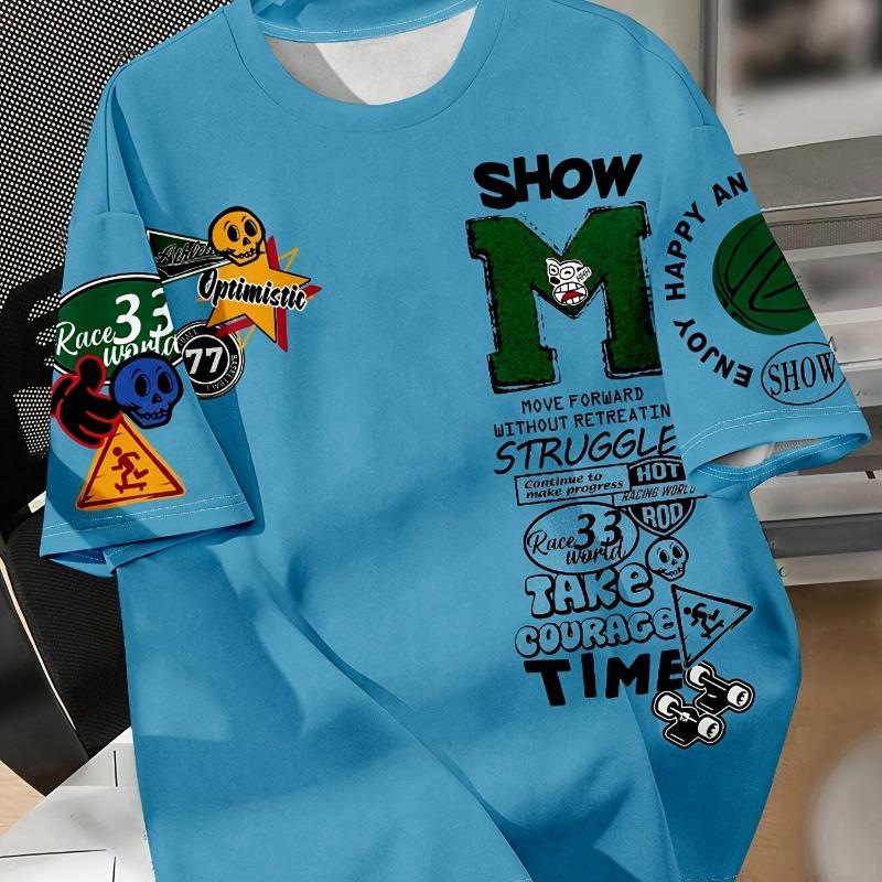 

3D adult T-shirt short-sleeved shirt XL