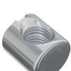 Hex Nuts (2 Pcs) Silver M6 X 12 Mm Metal