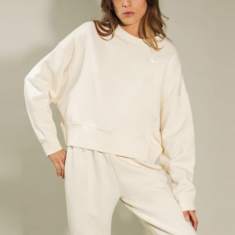 Nike Womens Sportswear Essential Crewneck White Women Streetwear CK0168-113
