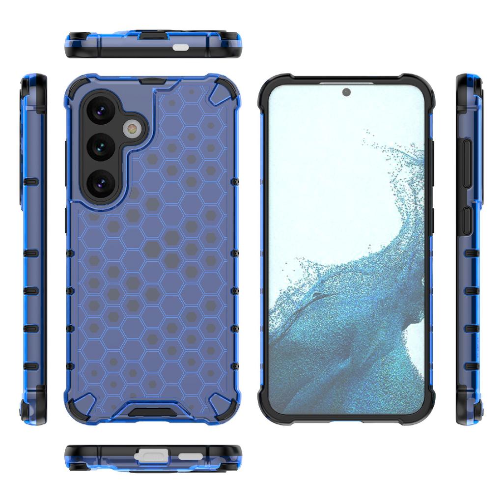 For Samsung Galaxy S24+ Case Reinforced Corner Phone Cover with Honeycomb Design