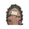 Fairies Door And Window,Elfs Door Fairies Tale Door Home Staircase Bedroom Decoration Garden Decoration Wooden Crafts