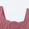 Top Corto Corsetto Bianco da Donna con Scollo Quadrato Bustier Strutturato Spalline Sottili
