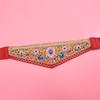 Bohemian Multicolored Beaded Belt Handwoven Adjustable Waistband For Women Ethnic Style Festival Accessory