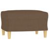 Vidaxl 4-Cz. Relaxation Set With Cushions, Brown, Fabric
