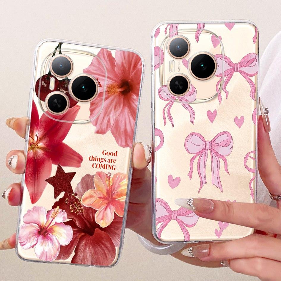 For Honor Power 5G Case DVD-AN80 DVD-AN00 Shockproof Cover Fashion Flower Marble Soft Silicone Fundas For Honor Power 2025 Coque