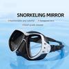 Fashionable and Colorful Snorkeling Mirror Mask Food Grade Silicone Diving Mask  Tempered DoubleLens Diving Goggles for Adults