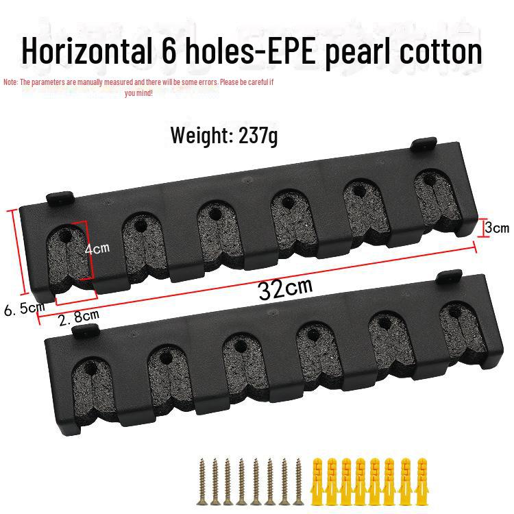 Wall-Mounted Fishing Rod Display Rack for Luya Rods and Nets