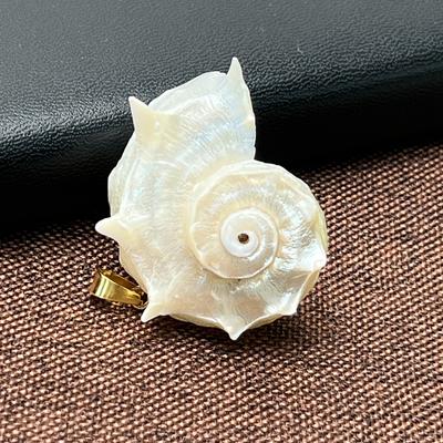 10Pcs Conch Pendant Shell Necklace Pendant 25-40mm For Jewelry Making DIY Necklace Bracelet Earrings Accessory