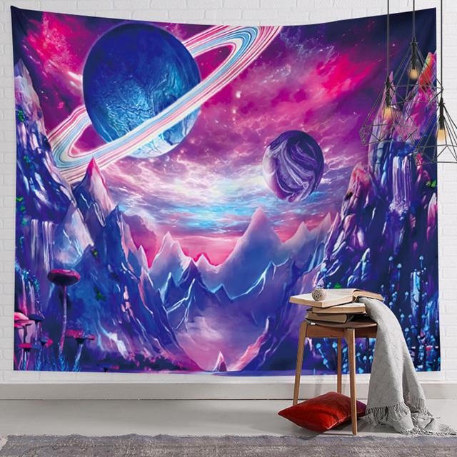 Mushroom Tapestry Wall Decor Boho Decor Psychedelic Hippie Boho Tapestry Decor Witchcraft Wall Covering Decor