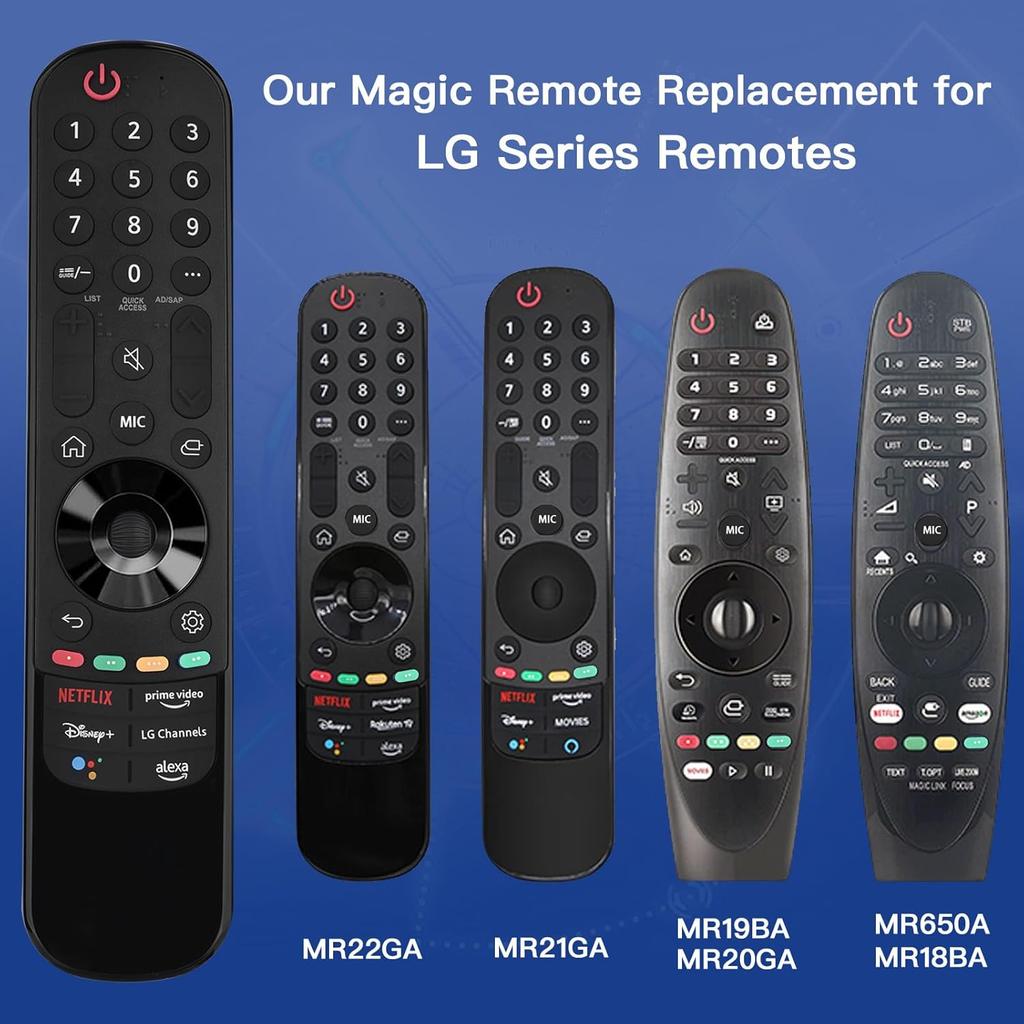 for LG Smart TV Remote,Magic Control AN-MR24GA/23GA/22GA/21GA with Voice and Pointer Function,Replacement for 2019-2024 LG