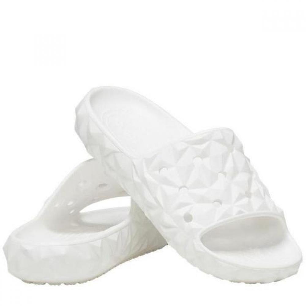 

Crocs Classic Geometric Slide 2.0 Slipper 209608 100 white/250