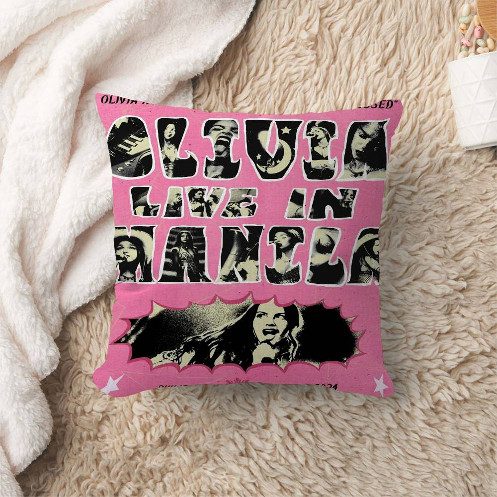 Singer OOlivia RRodrigo Decorative Room Aesthetics Pillow Case Home Decor Bedroom Sofa Bed Couch Pillow Cover x