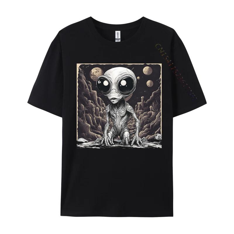 Alien Tshirts Hip Hop Unisexs Tshirts Graphic Printed Tshirt Combed Cotton Tops Shirts Casual Clothing Shirt