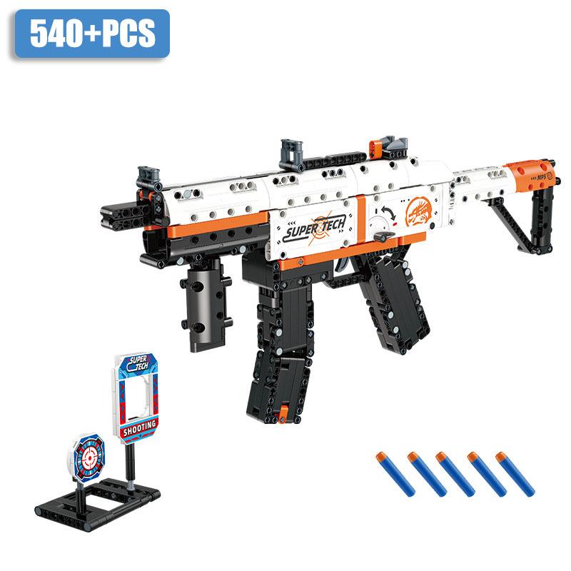 Ensemble de Blocs de Construction Militaires AK47 Fusil Barrett Fusil de Sniper Desert Eagle Pistolet MP5 Briques Jouet pour Enfants Cadeau
