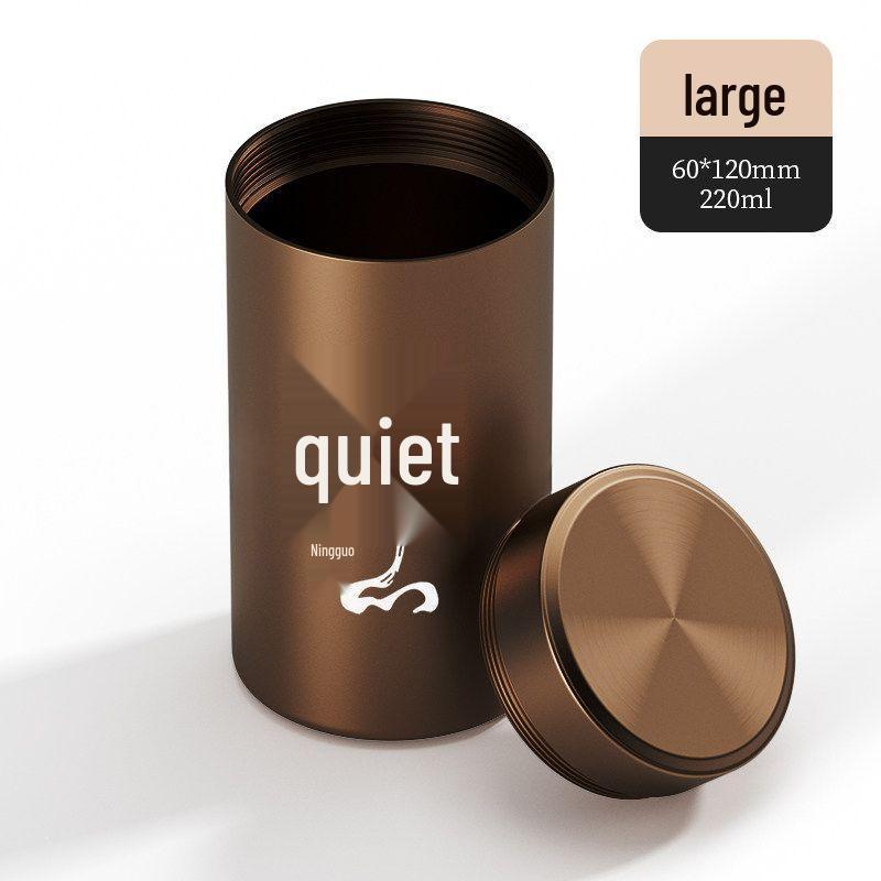 Portable Mini Tea Storage Tin - Sealed Travel Canister for Tea Leaves