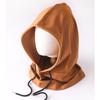 Balaclava Soft Light Thin Self Hood Hat Hooded Summer Beanies Women Four Season Men Sleeping Caps Running Streetwear