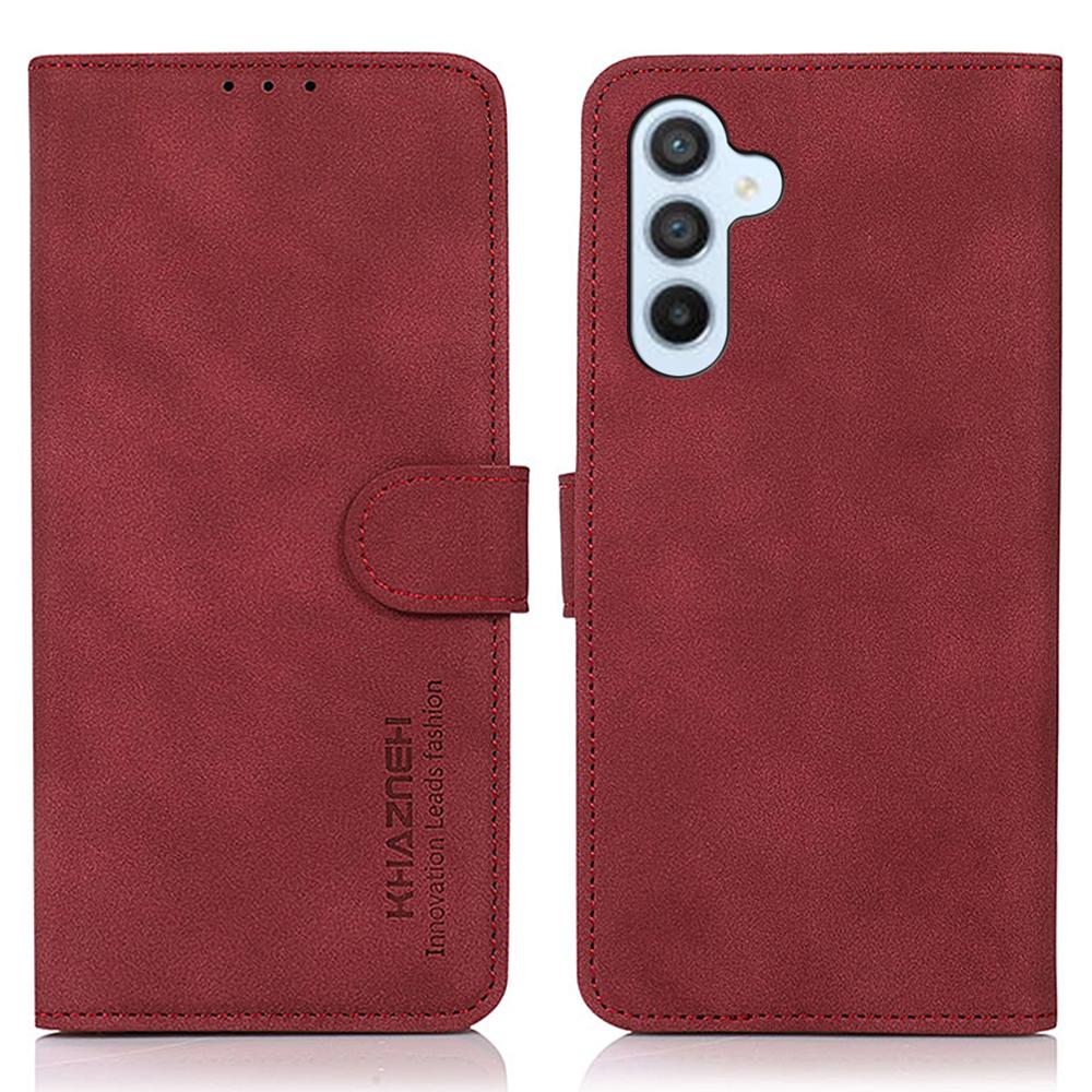 

For Samsung Galaxy A36 5G Stand Case PU Leather Wallet Phone Cover Red