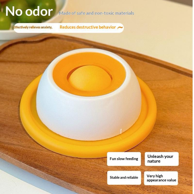 Pet Lick Mat Yogurt Licking Plate Slow Feeder For Dogs & Cats - Interactive Snack Bowl Promotes Dental Health Pet Licking Mat
