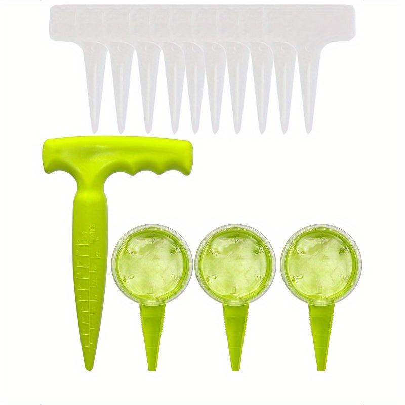 Seed Planter Tool With Dibber And Seed Dispenser Precise Planting For Small Seeds Manual Garden Seeder For Home Gardening And Gr