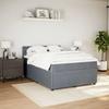 Maison Exclusive - Sommier à lattes de lit et matelas Gris foncé 160x200cm Velours