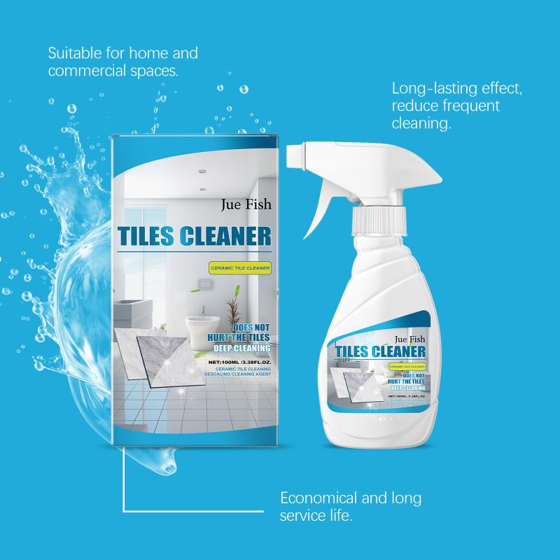 

Ceramic Tile Cleaner Bathroom Tile Floor Marble Polishing Powerful Removal Of Oil Stains Stubborn Stains Grease Removal Spray 1pcs