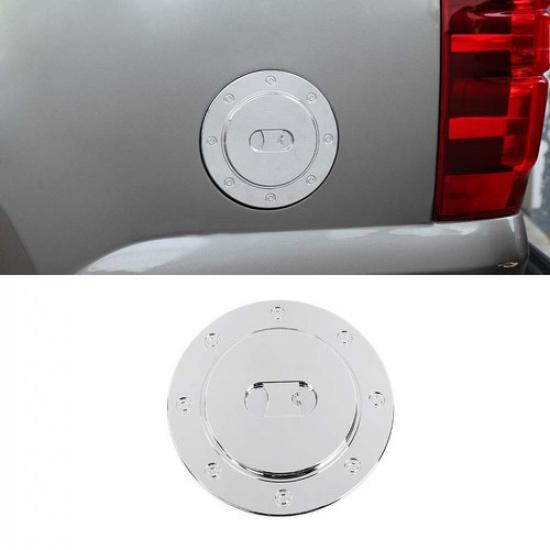 

Chrome Door Gas Cap Fuel Filler Tank Cover Trim For Chevy Avalanche 2007-2013