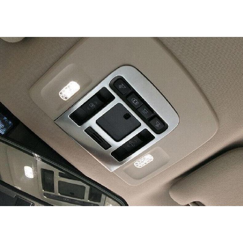 Silver Titanium Front Reading Lamp Frame Cover Trim For Toyota Camry 2018-2023