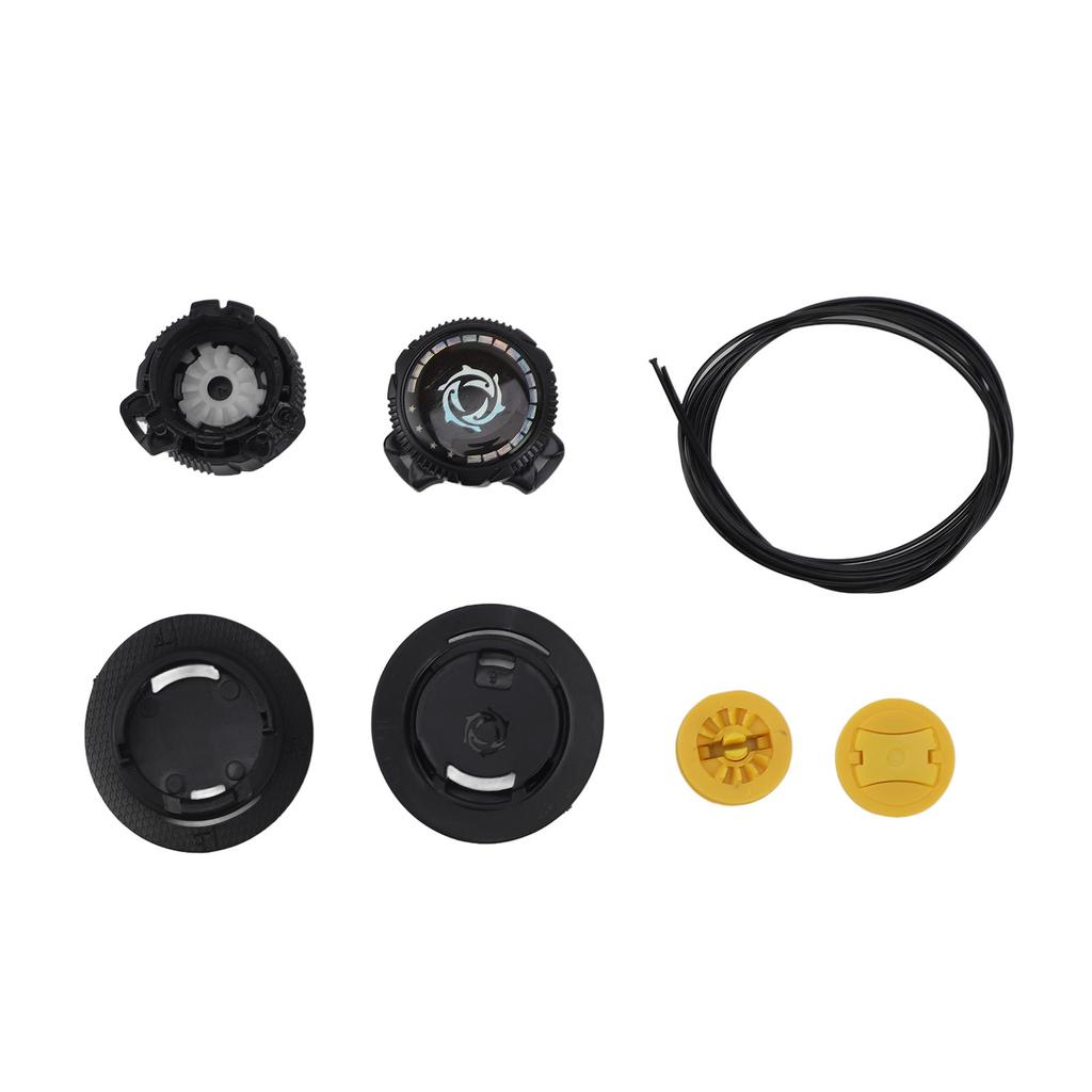 4 Sets Schnürsenkel mit drehbarer Schnalle, Stahldraht, elastisch, ohne Binden, Schwarz, Größe S