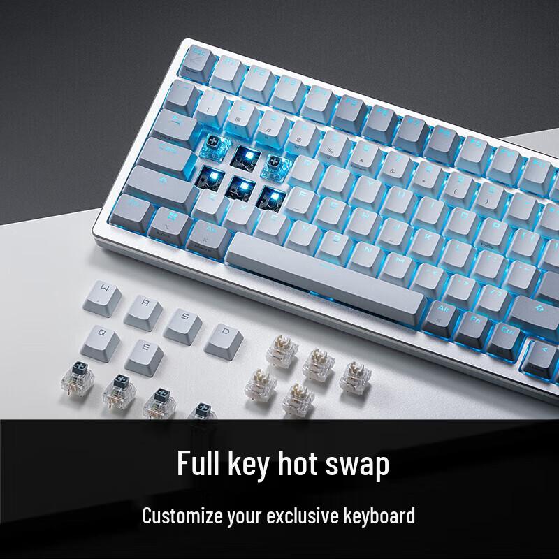 ASUS ROG Night Demon NX Snow White Wireless Mechanical Keyboard