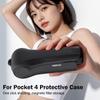 Custodia Rigida per DJI Osmo Pocket 4 Copertura Protettiva Integrale con Protezione per Obiettivo e Schermo Design a Flip a Sgancio Rapido per Vlogger