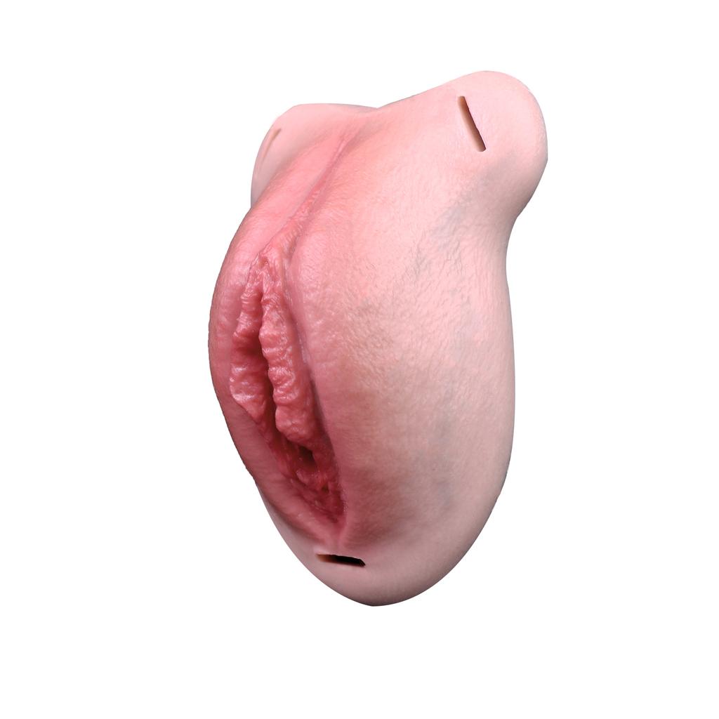 Male Silicone Penis Cage Chastity Lock Cock Cage with Belt CB Device