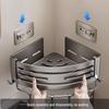 Miling Drill-Free Bathroom Corner Shelf