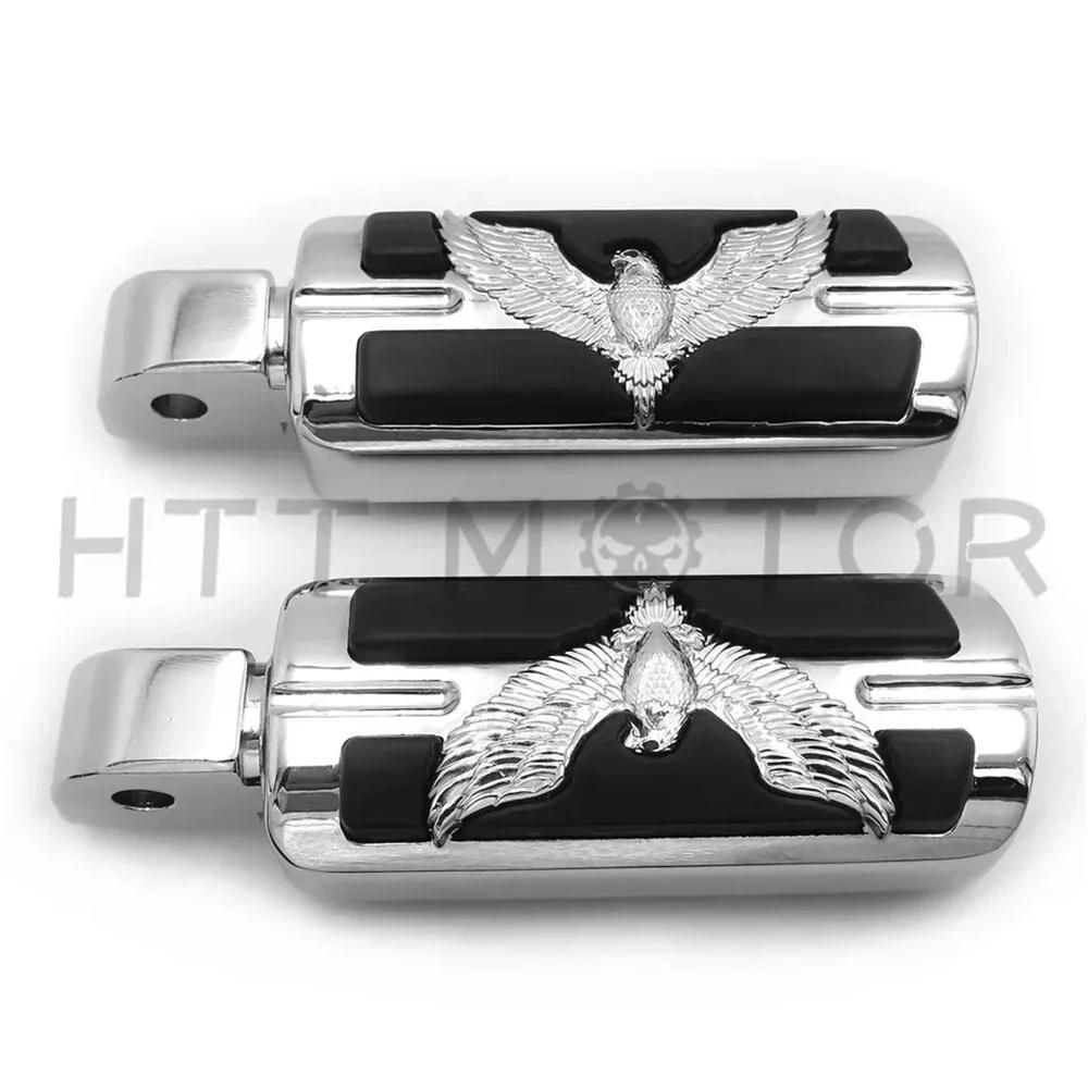 Motorcycle Accessories Gear Skull Footpegs For Passenger 2018-later Softail Fat Boy FLFB Fat Bob 2020-later LiveWire
