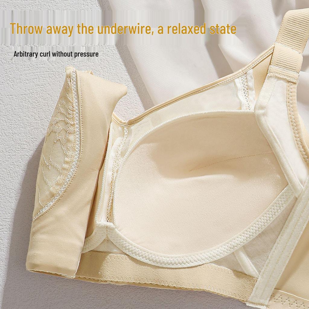Spitzen Unterwäsche: Dünner Style Lift & Support BH für größere Oberweiten – Anti-Hänge & Verstellbares Trägerloses Design