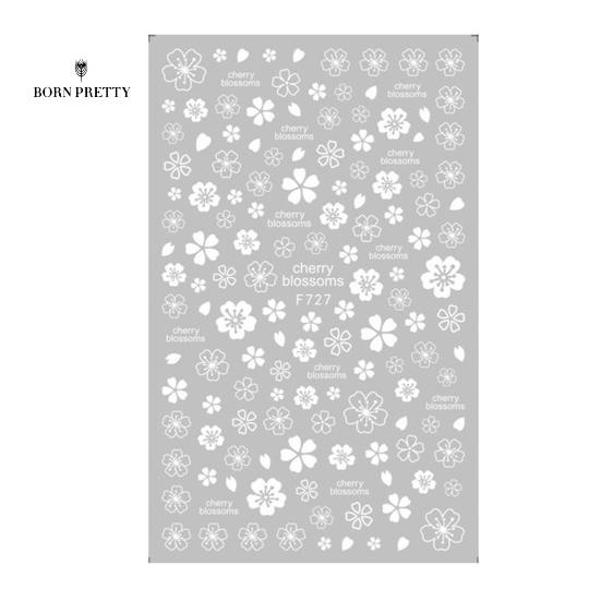 

Отличная наклейка на ногти, украшения для ногтей, креативный узор, привлекательное шоу, уникальный шарм D белый