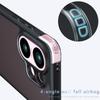 For vivo S30 5G Case Skin-Touch TPU + PC Matte Phone Back Cover, Transparent Black