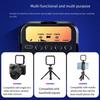 Rechargeable Triple Color LED Video Light 1200mAh Battery For Camera Smartphone Photography Live Streaming