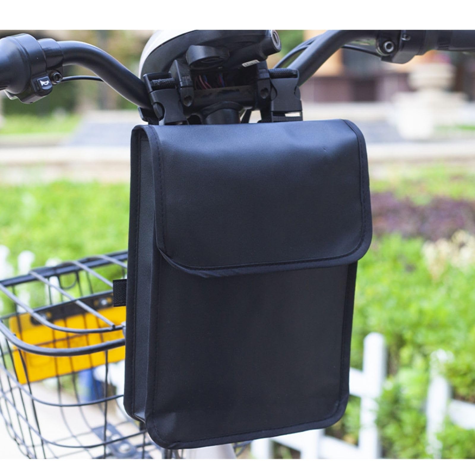 

Life2 Kiku Велосипедная передняя сумка, Съемная, Хранение багажа, Сумка на руль, Хранение мелких предметов, Легкая, Передняя корзина, Велосипедная сумка (черный)