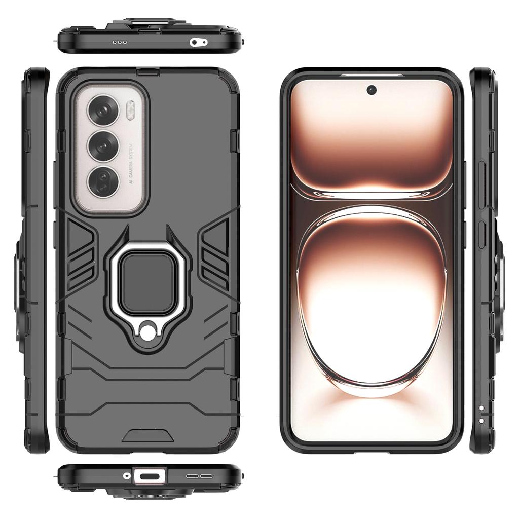 For Oppo Reno12 5G (Global) Case PC+TPU Kickstand Phone Cover