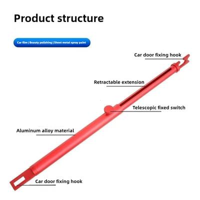 Support Rod for Car Polishing 32-48cm Retractable Aluminum Holding Vehicle Trunk Lid Door Fixing Tools Support