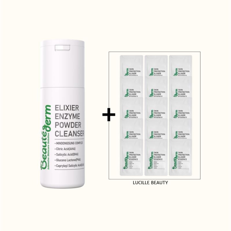 Beaute Derm Elixir Enzyme Powder Cleanser + Free Sample