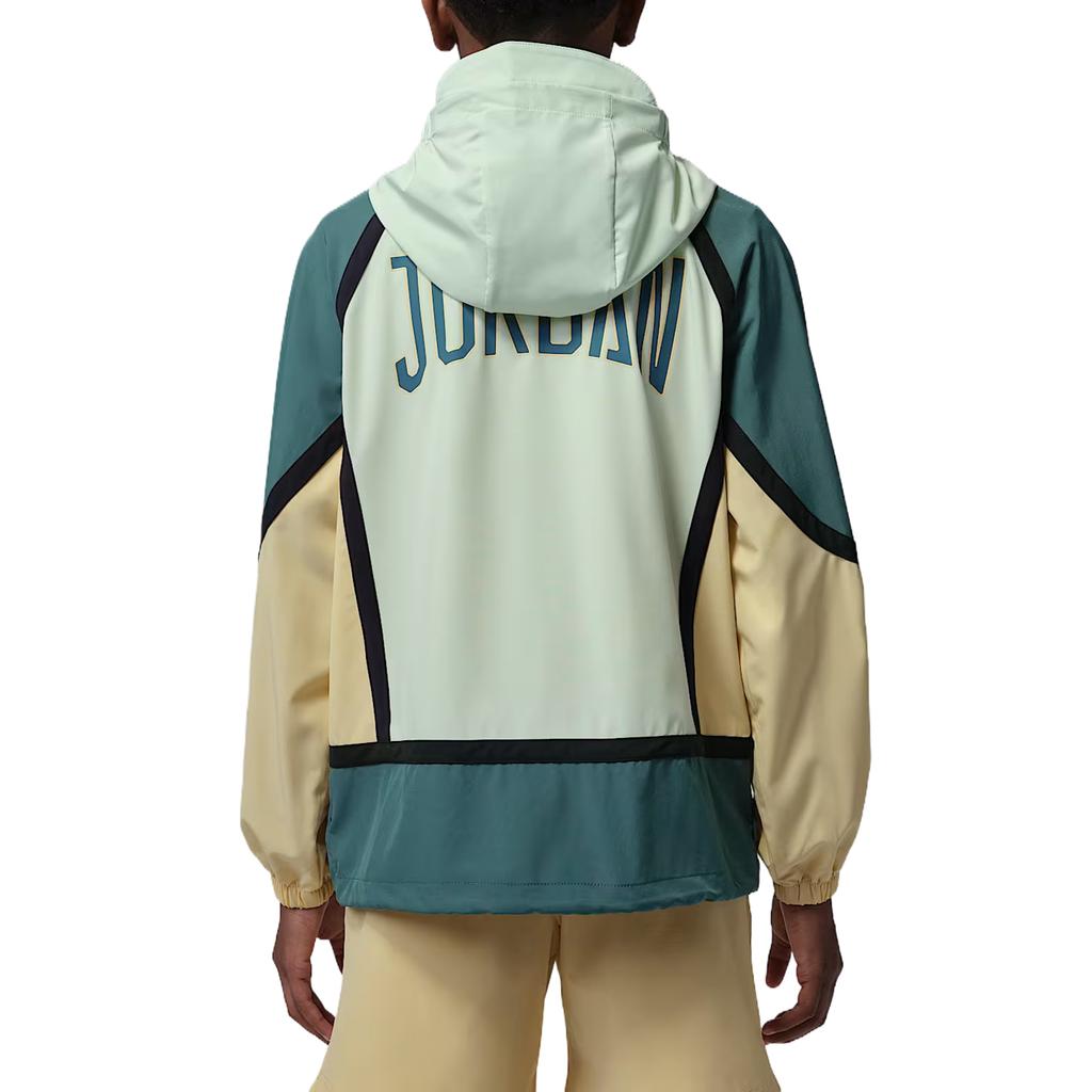 Jordan Jacket Ss26 Color Block Hooded Zipper Kids jackets IW1406-300