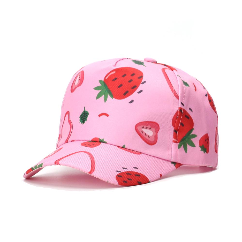 Dinosaur & Butterfly Digital Print Children's Sun Protection Baseball Caps