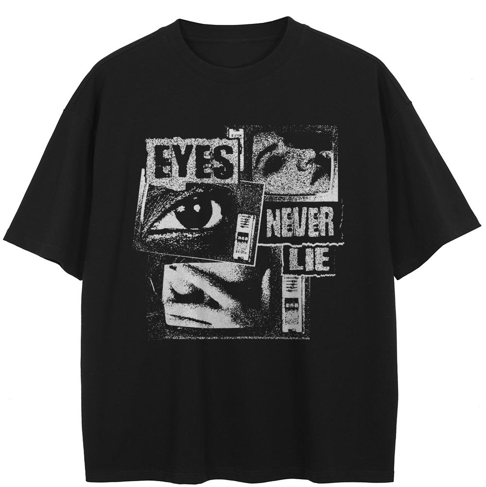 

Вуличний Стиль Смішна Графічна Футболка Бавовняна Футболка Унісекс Топи Футболки З Коротким Рукавом Футболка XXL чорний